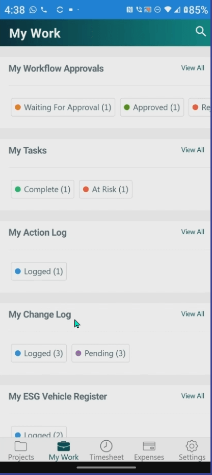 Cora Systems Mobile App Screenshot